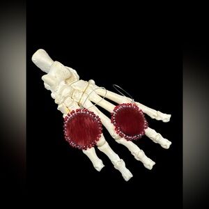 Alaskan Native Dyed Red Seal Fur Beaded Disk Earrings